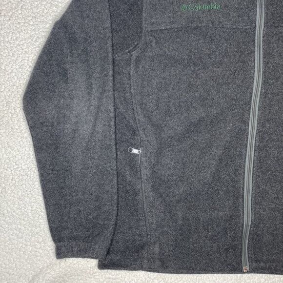 Columbia NCAA Michigan State Spartans Fleece Full Zip Jacket: Size Medium - Picture 5 of 12